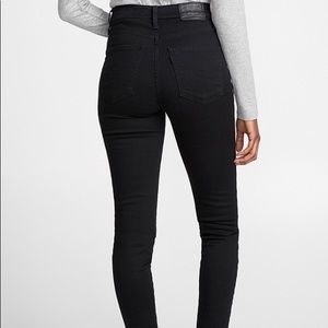 LEVIS Mile High Black Skinny Jeans